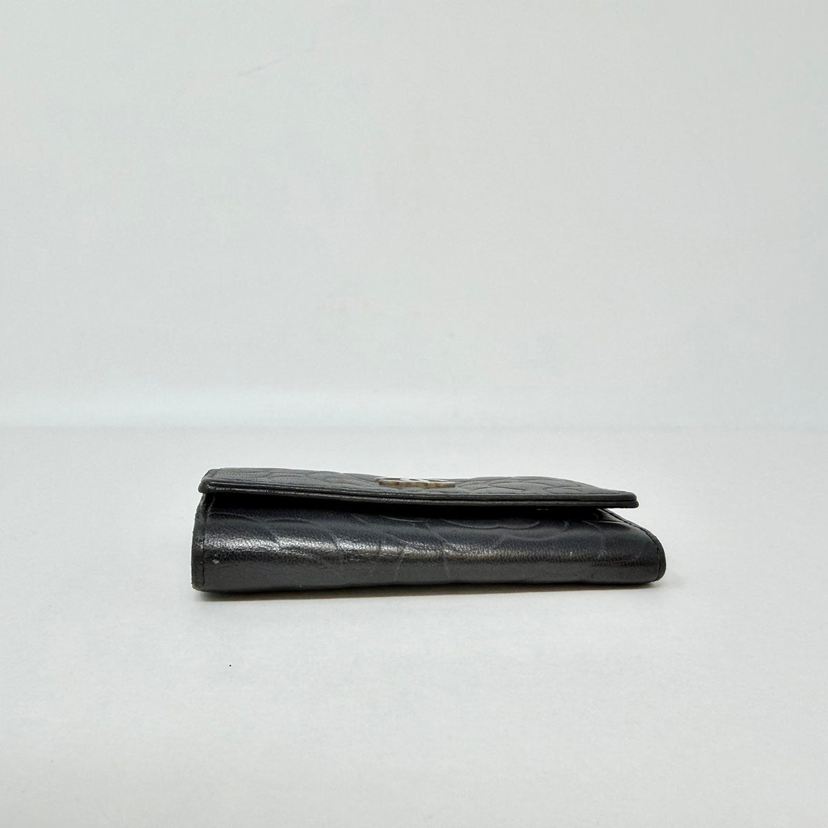 Chanel Camellia Key Case Wallet