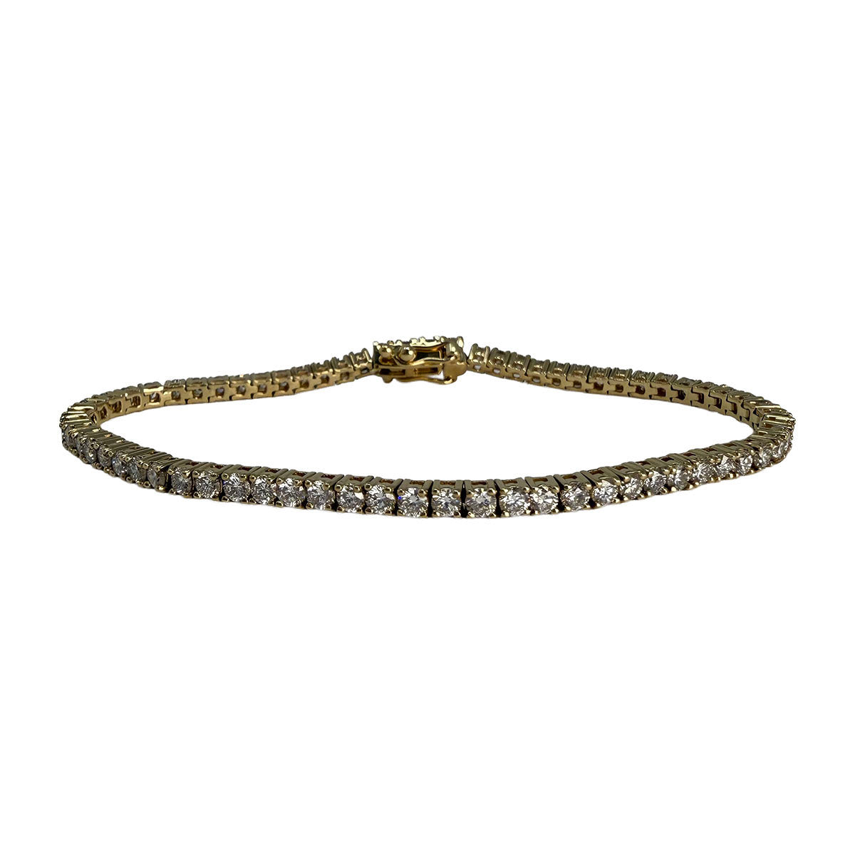 14K Gold Diamond Tennis Bracelet