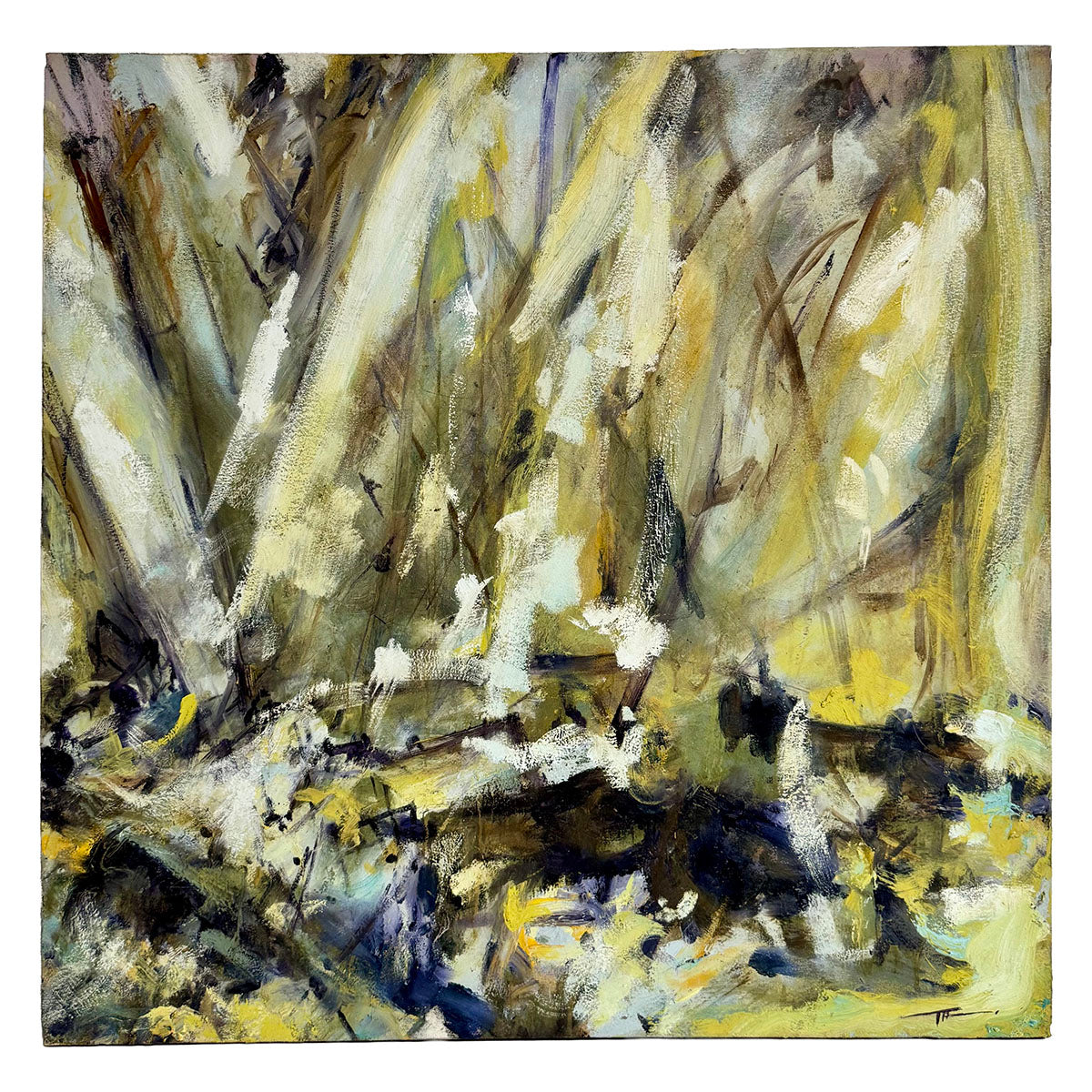 Abstract Oil on Canvas