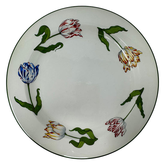 Set of 4 Tulips Luncheon Plates