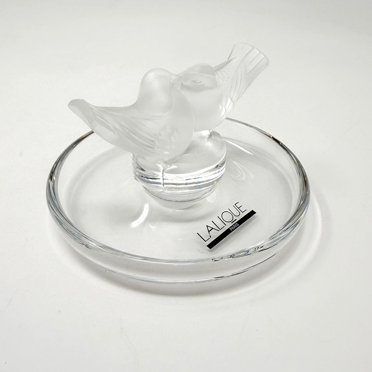 Lalique Ring Dish "Deux Colombes"