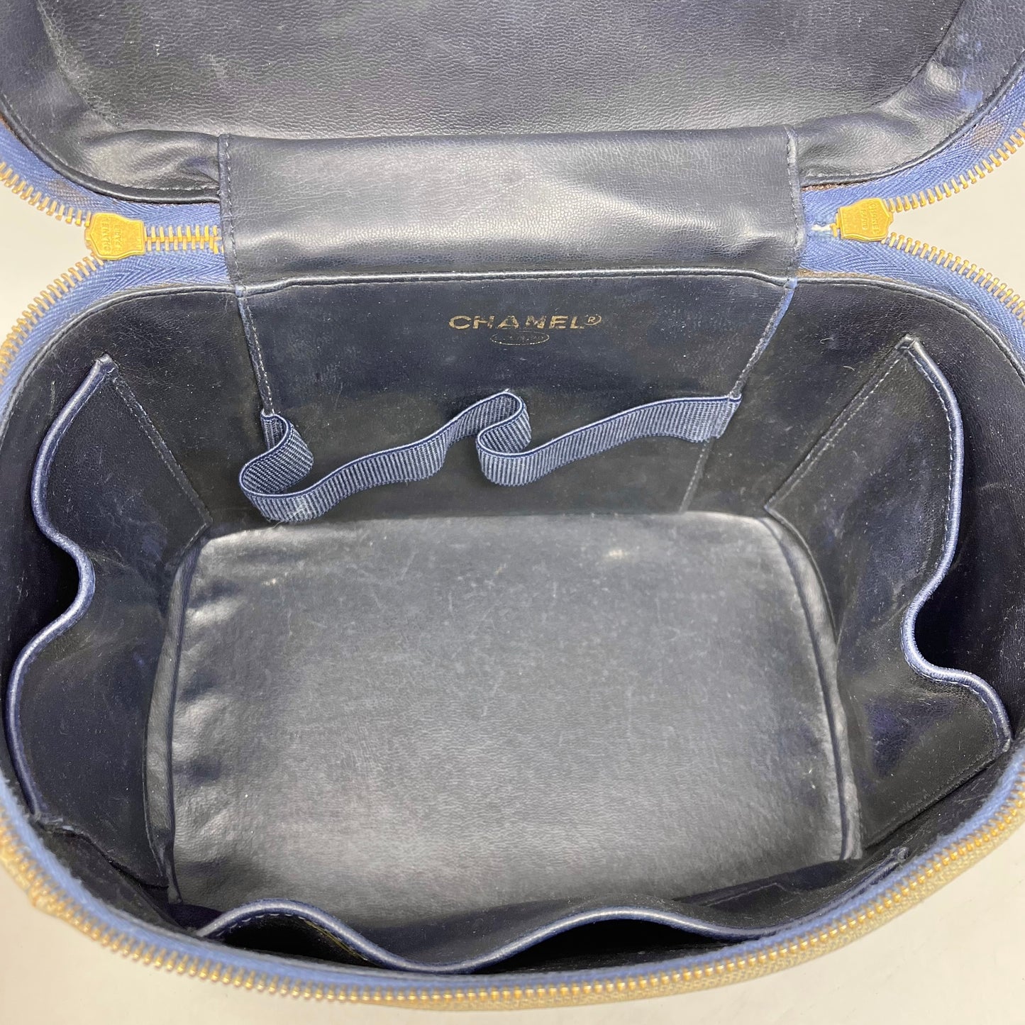 Chanel Vintage Denim CC Vanity Case