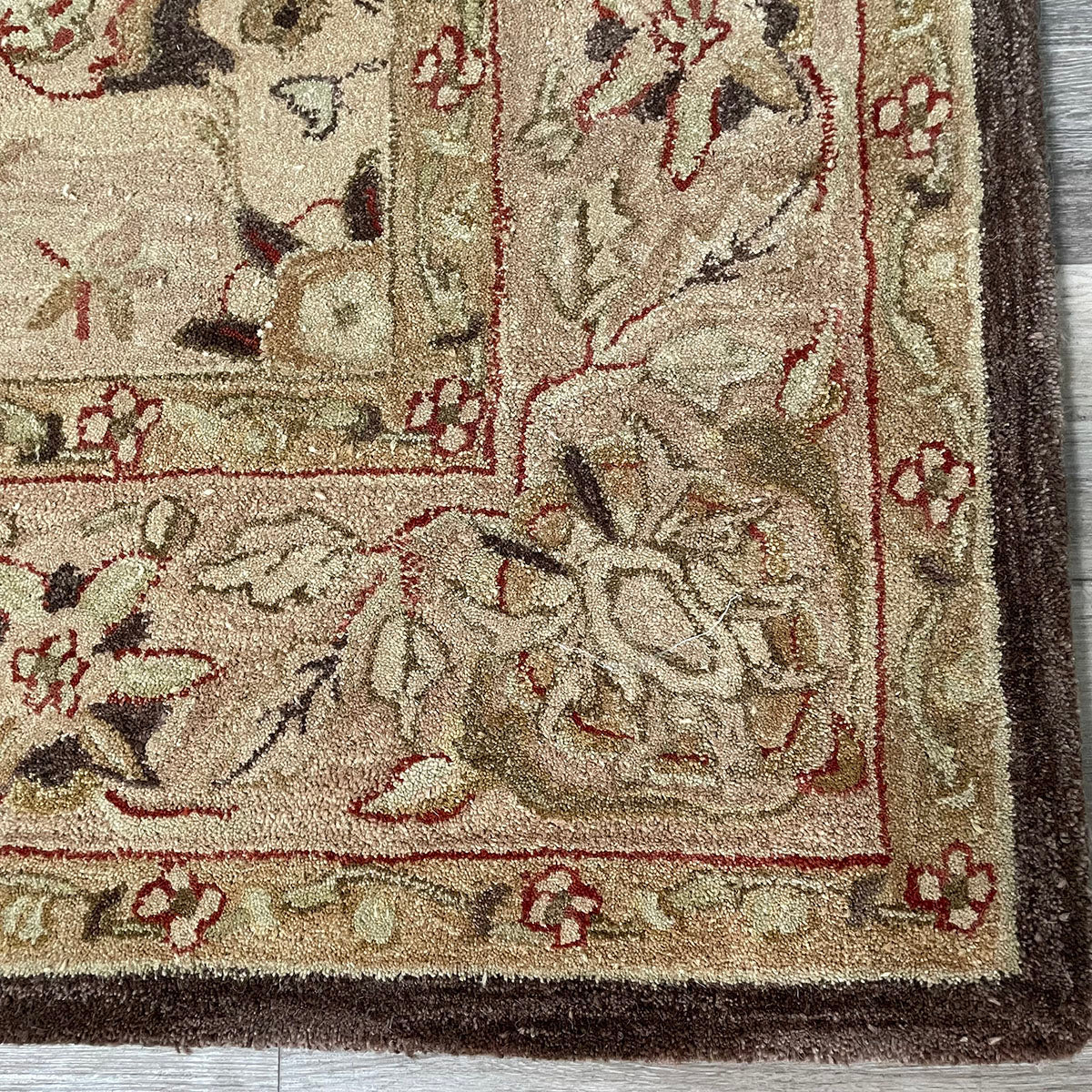 Brown Border With Floral Designs