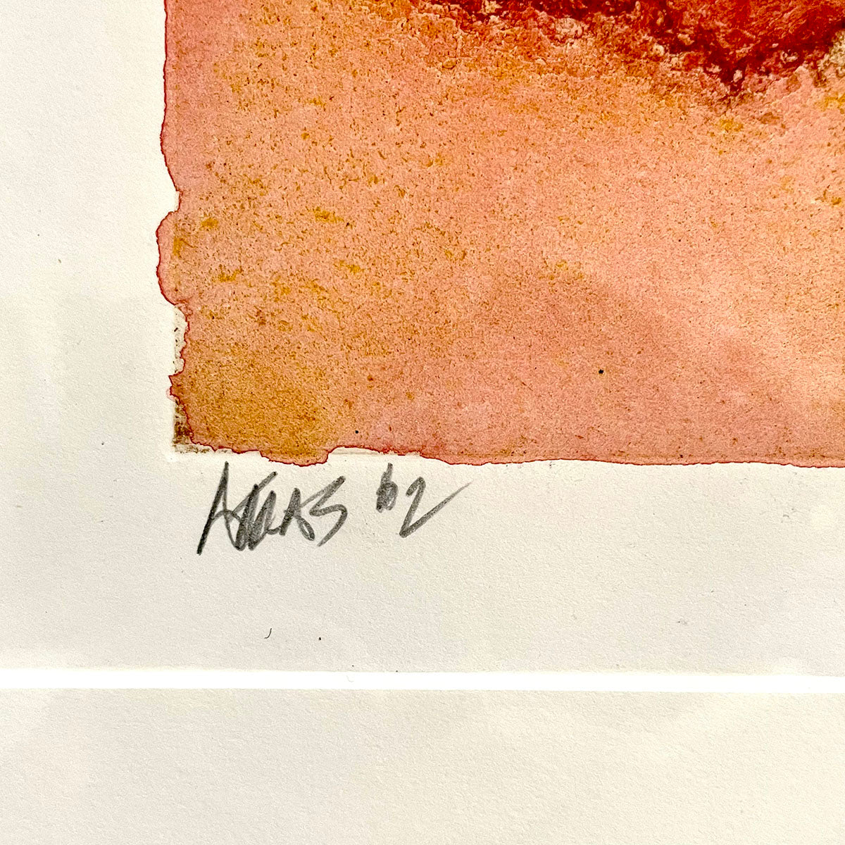 "Atras 2" Signed, Numbered and Dated 1998