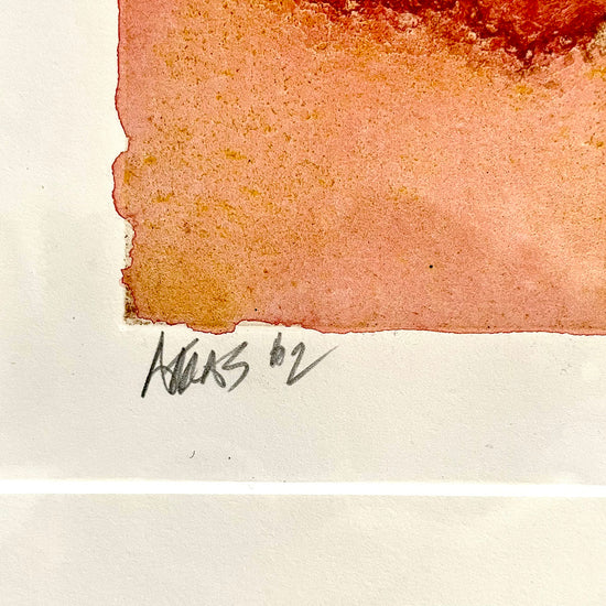 "Atras 2" Signed, Numbered and Dated 1998