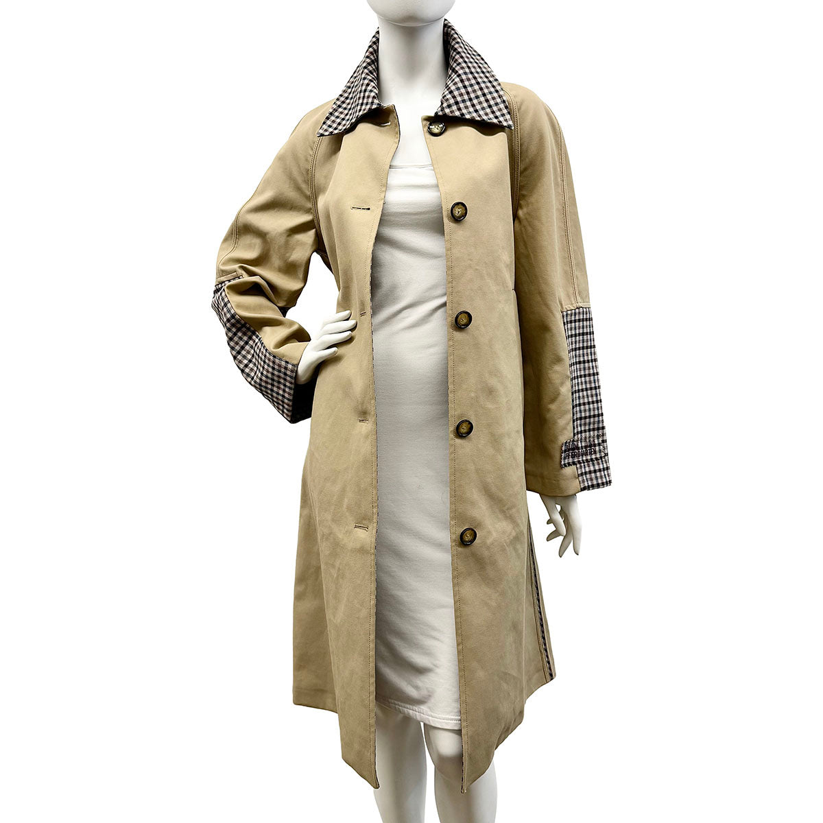 Baum Und Pferdgarten Trenchcoat
