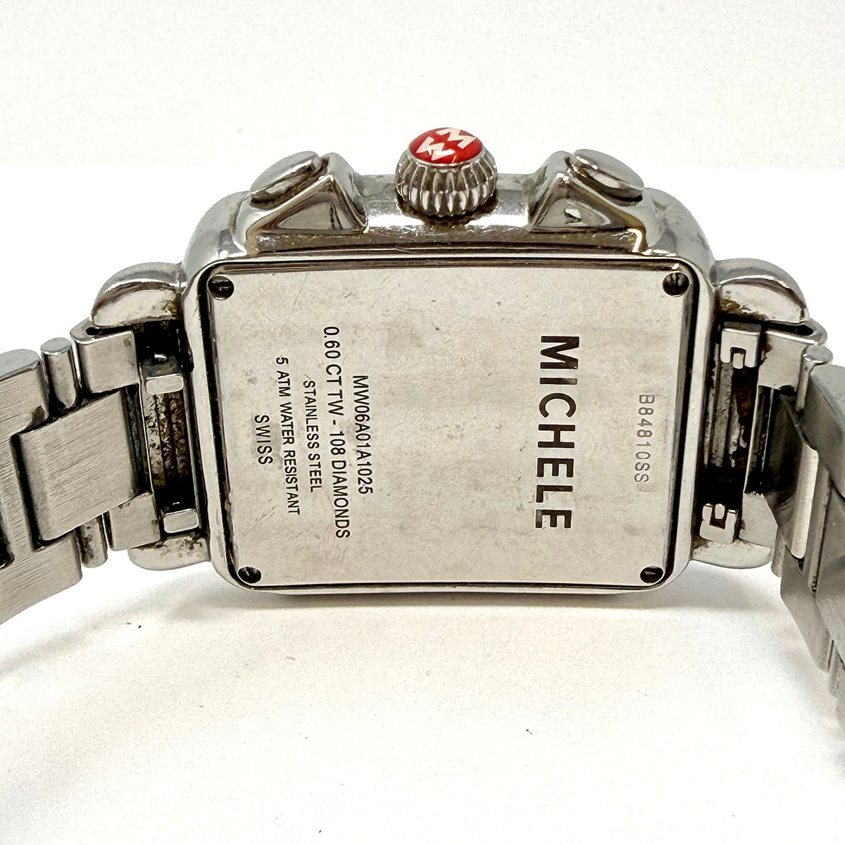 Michele Deco Diamond Chronograph Watch