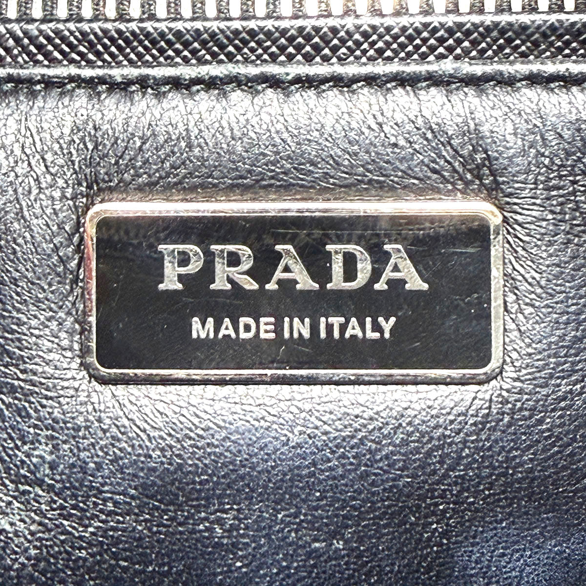 Prada Bicolor Double Zip Galleria Tote