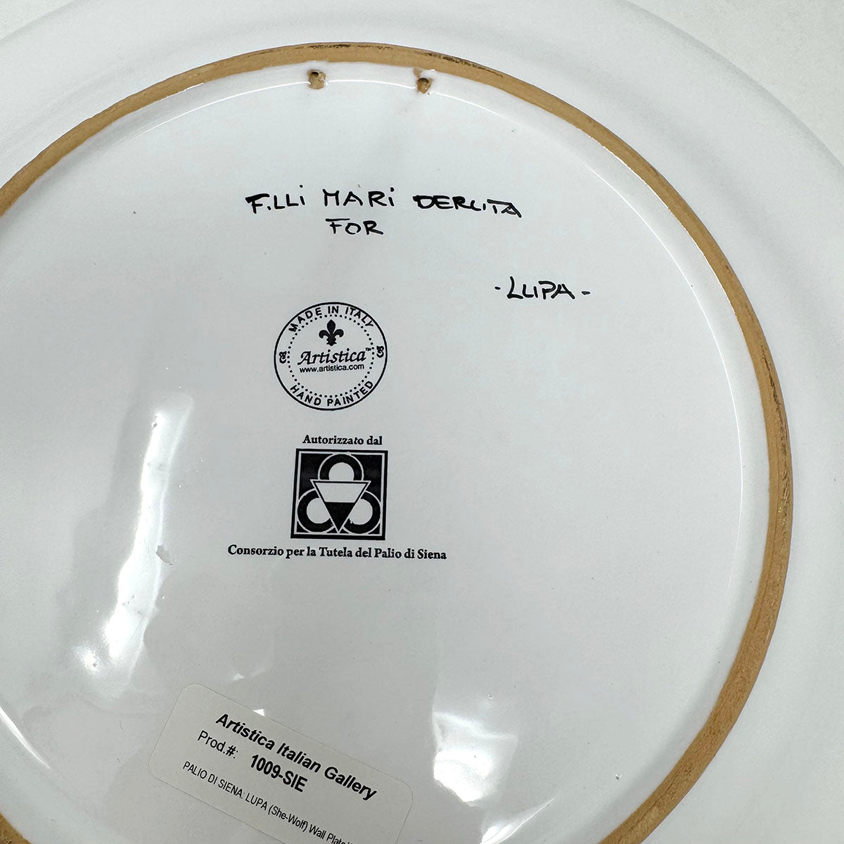 Deruta Handpainted Wall plate