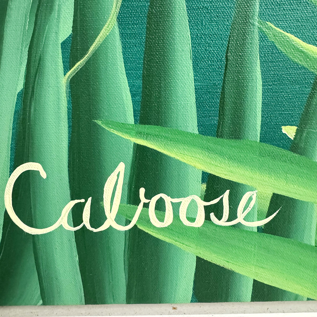 "Tropical Paradise I", Signed