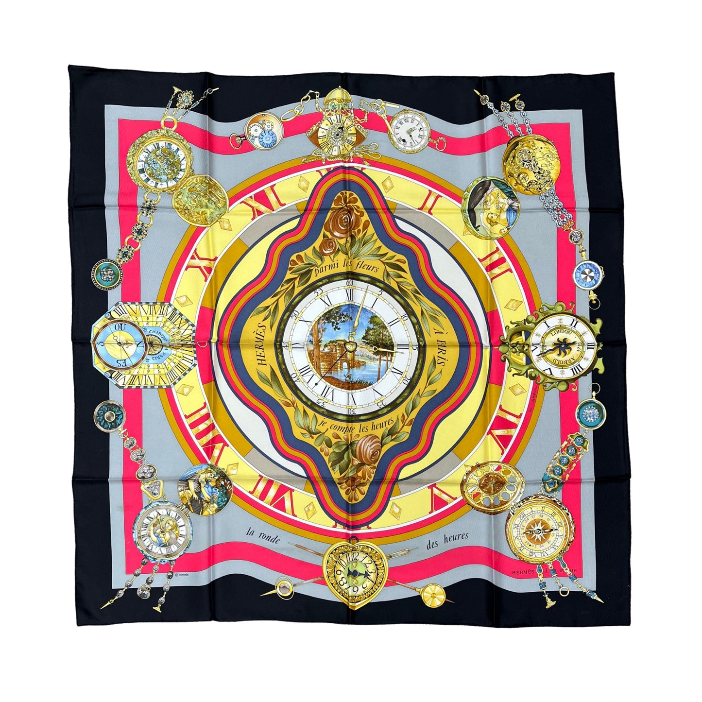 Hermes "La Ronde des Heures" Scarf