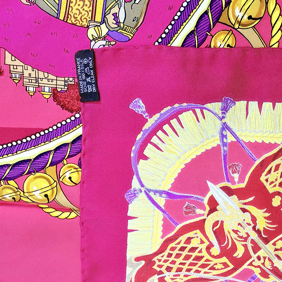 Hermes "Caparacons de la France et L"Indii" Scarf
