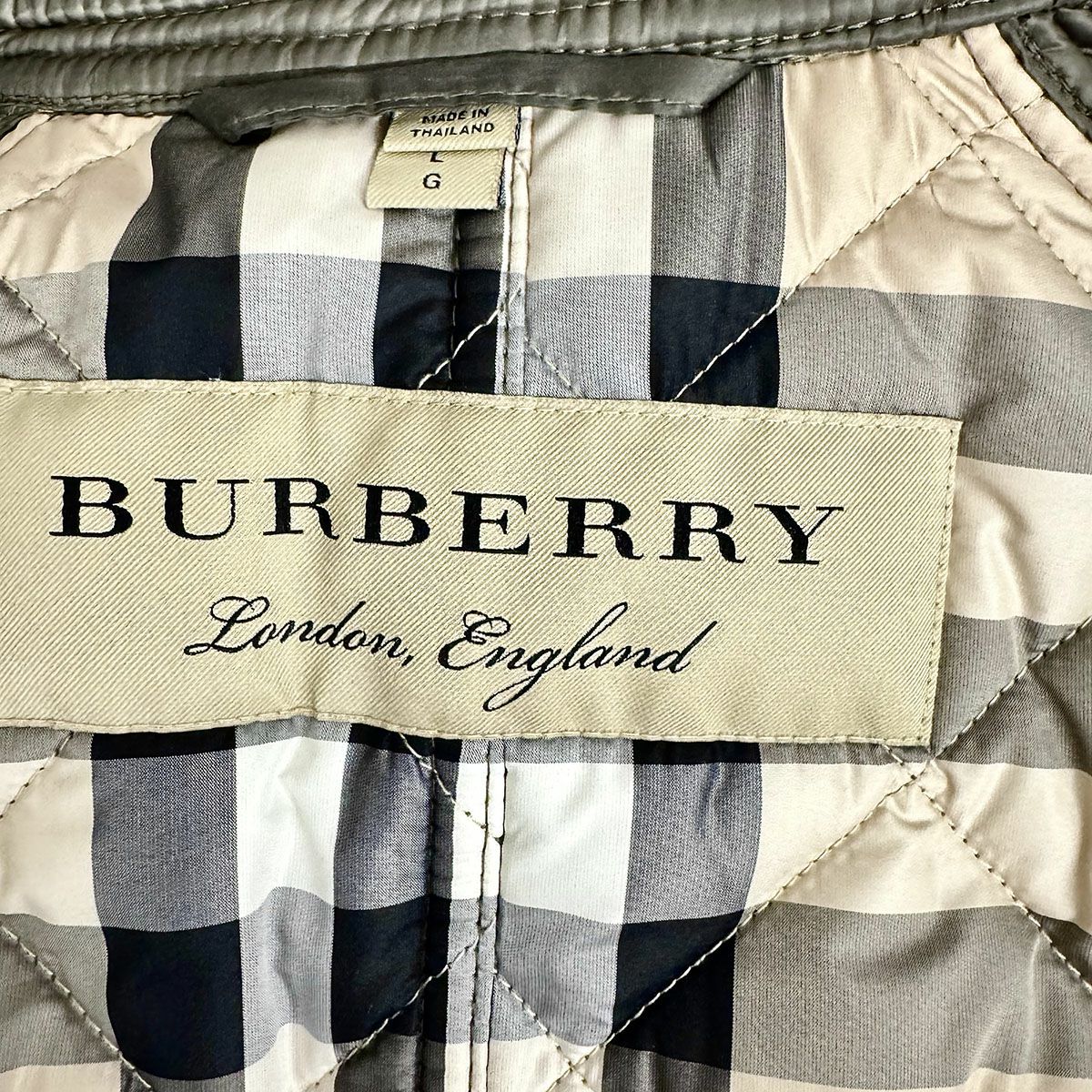 Burberry London Quilted Coat with Belt and Hoodie