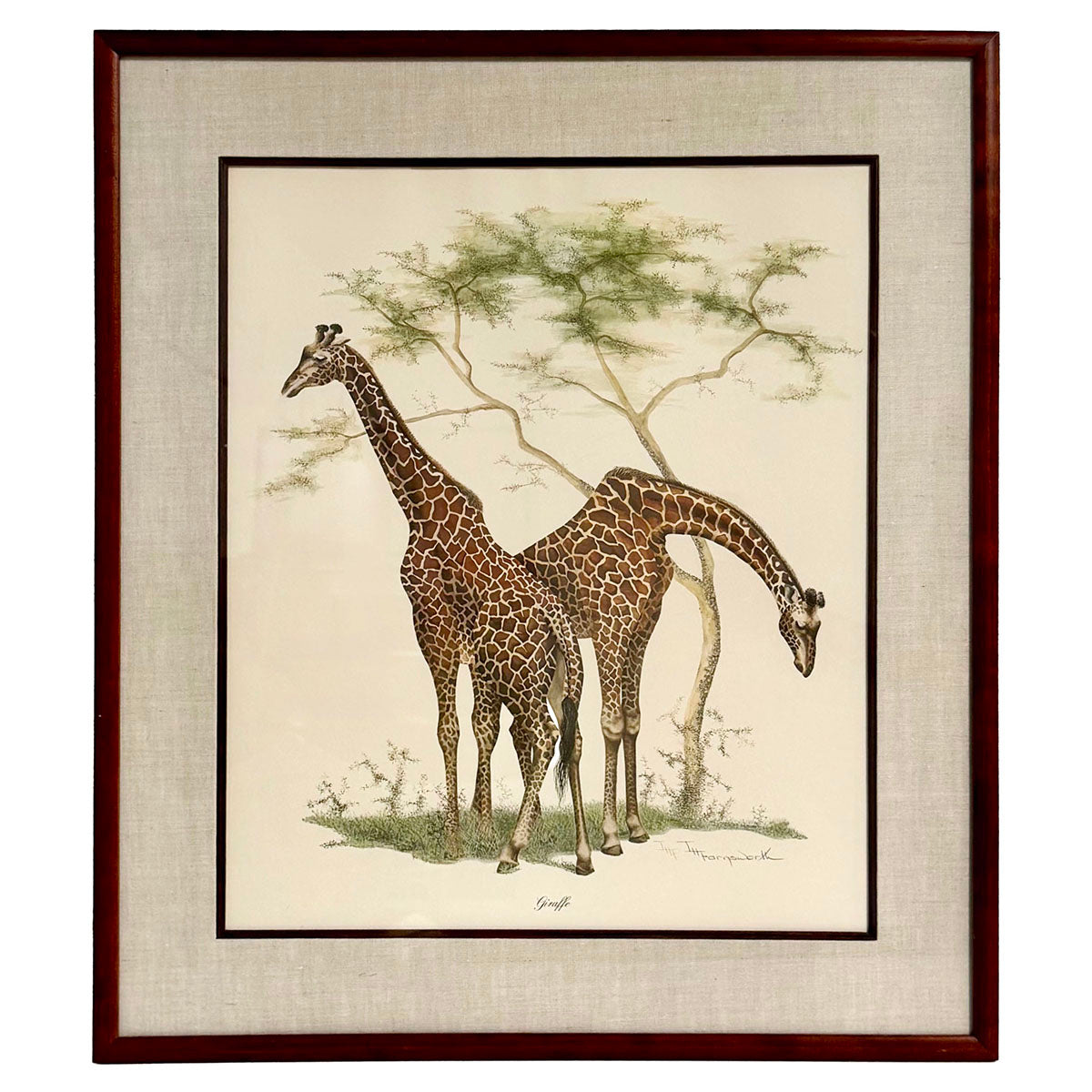 Limited Edition "Giraffe" Signed