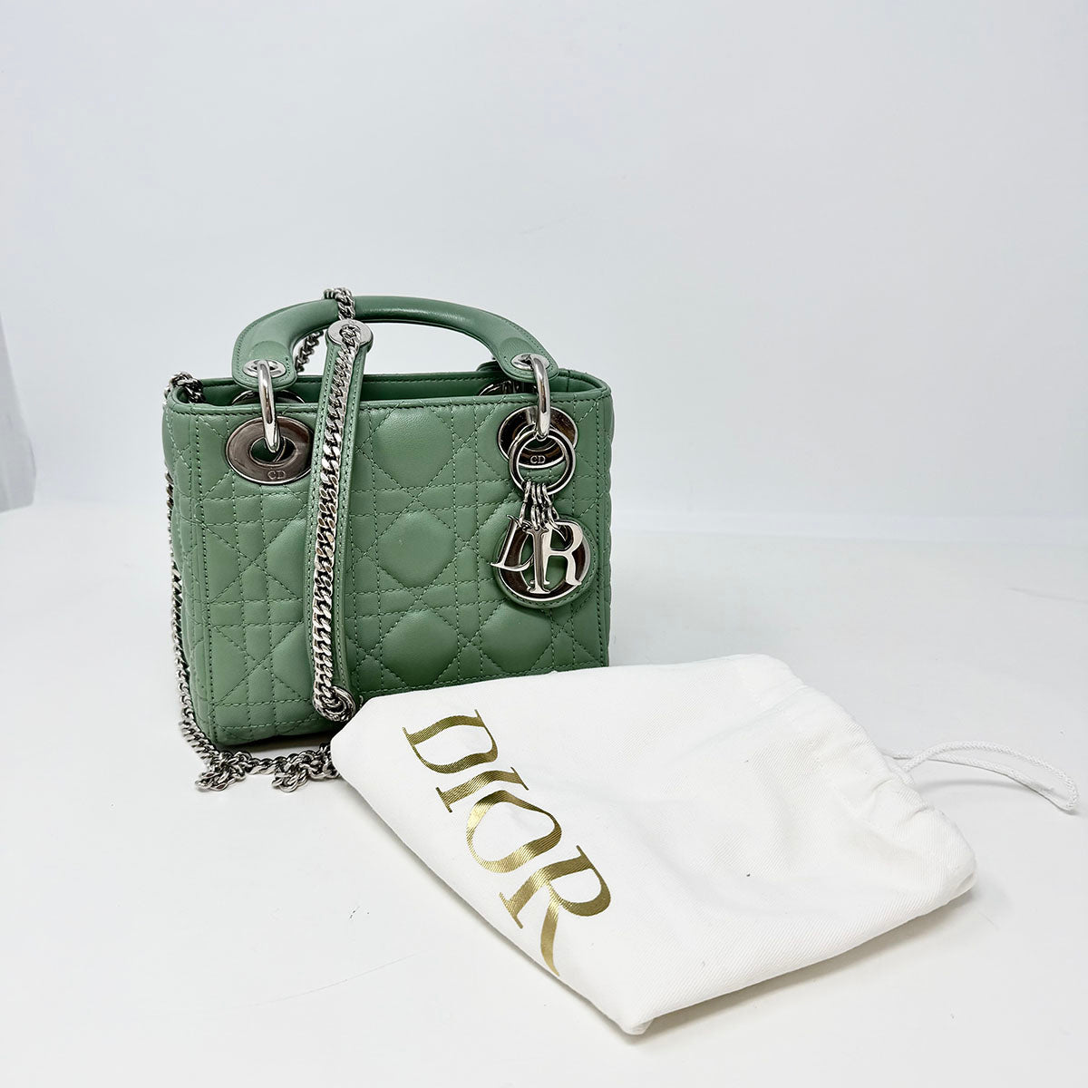 Christian Dior Lady Dior Mini Cannage Bag