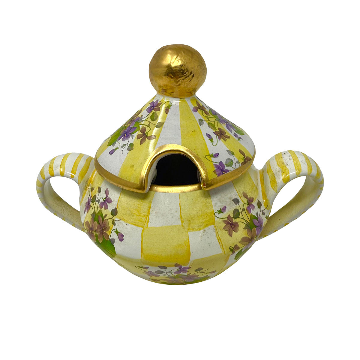 Lemon Curd Sugar Bowl with Lid
