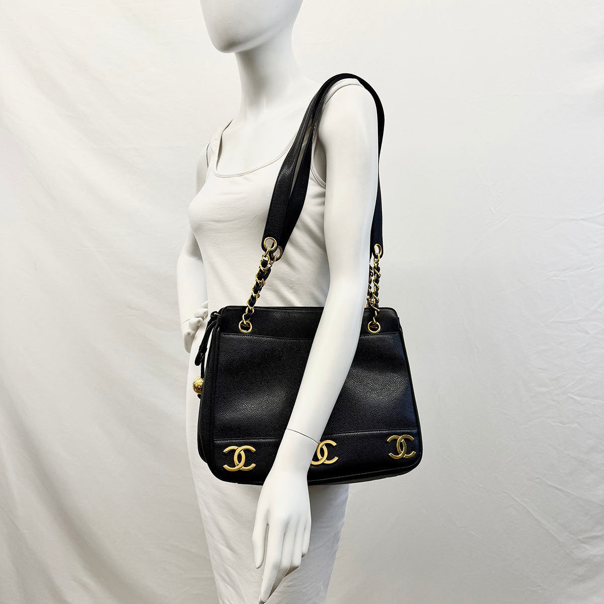 Chanel Vintage Triple CC Tote