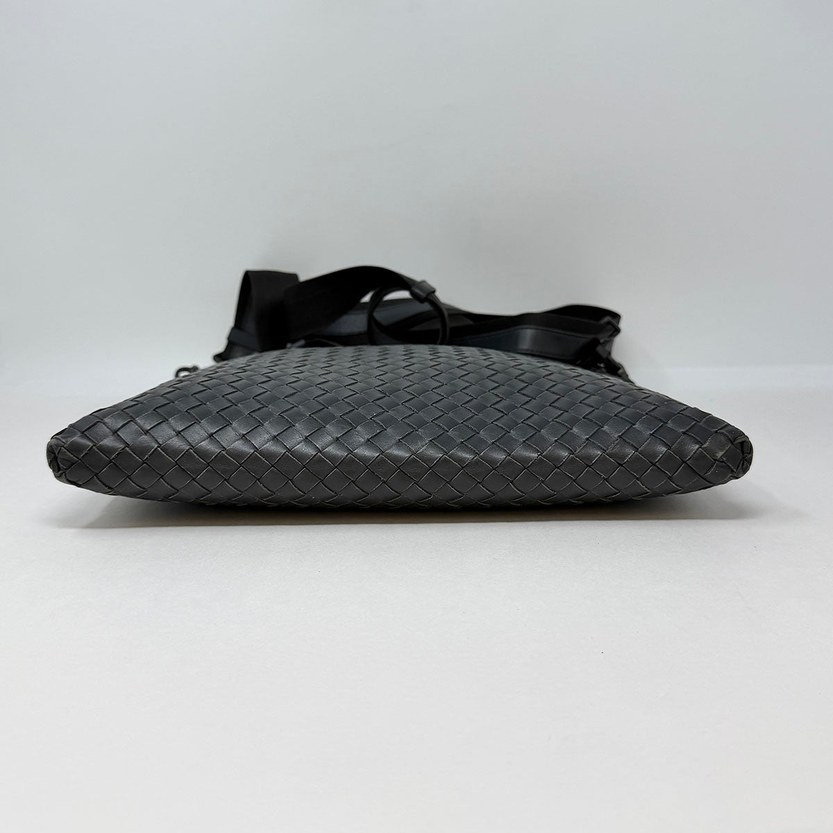 Bottega Veneta Intrecciato Flat Messenger Bag