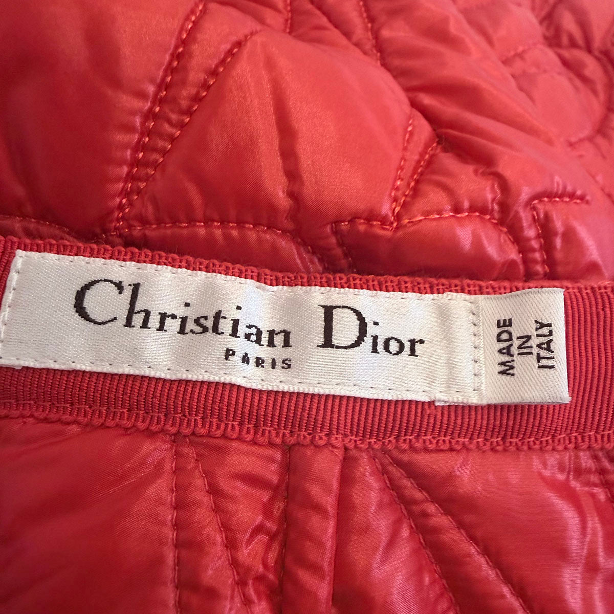 Christian Dior Runway Asymmetrical Quilted Skirt