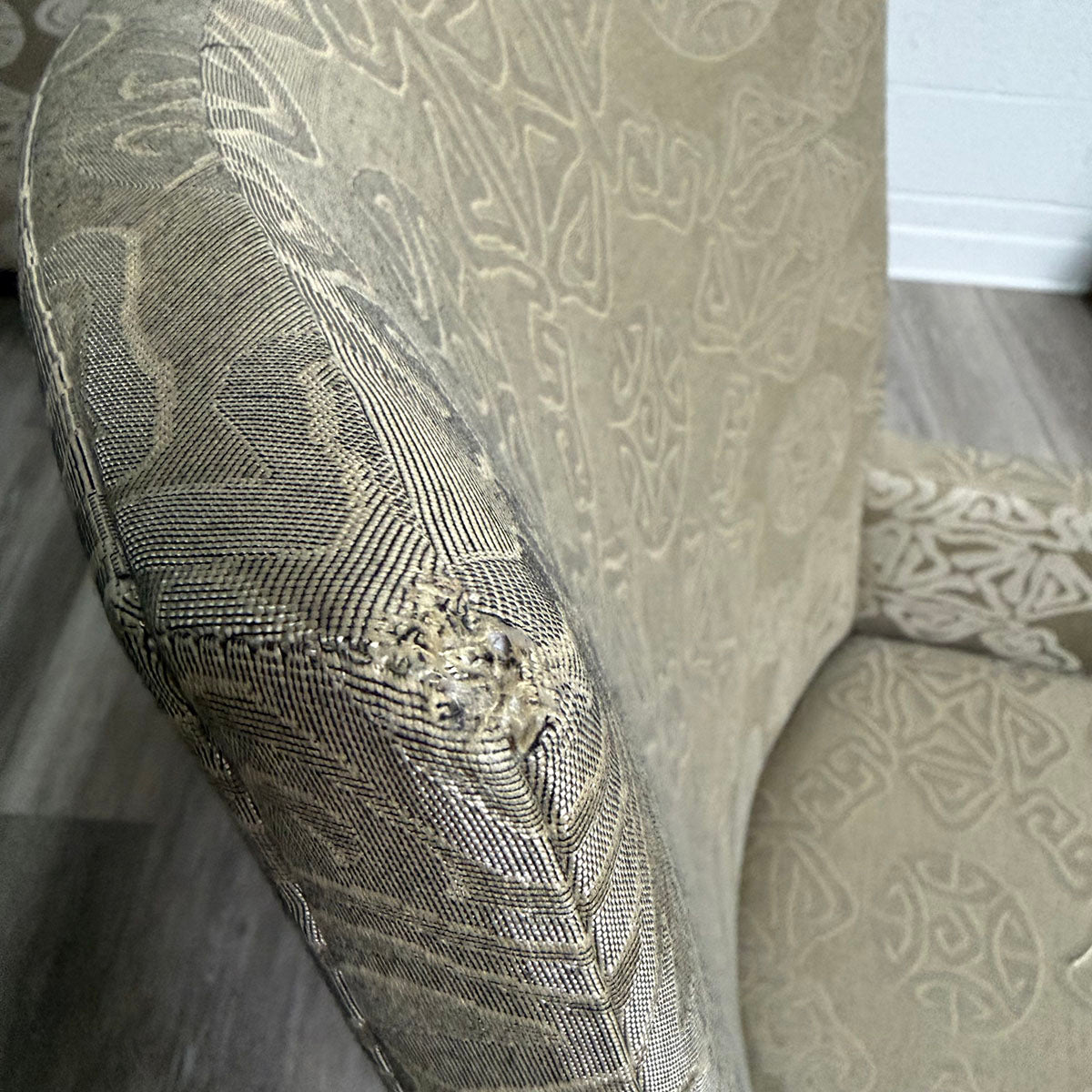 Pair of Highback Upholstered Armchairs