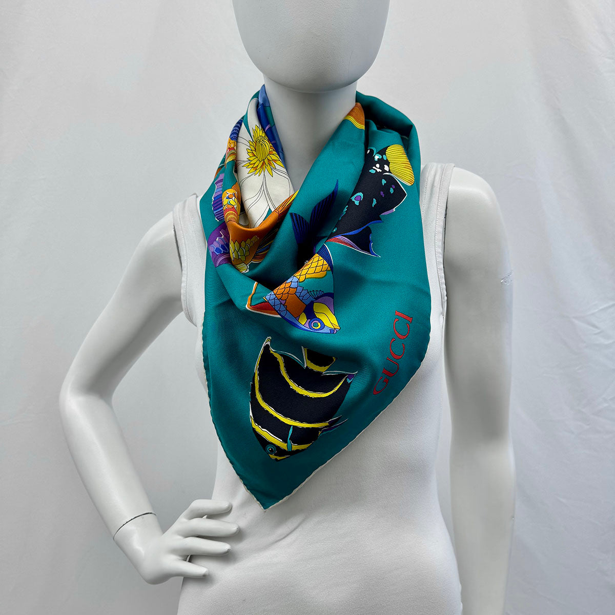Gucci " Fish" Scarf