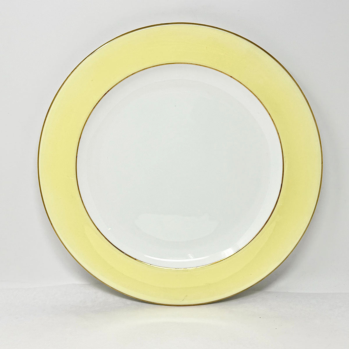 69 Pcs: 10 6 Pc Place Settings Asprey Yellow China w/8 xtra dshs and a Srvg Pltr