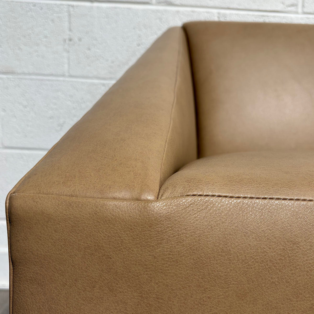 Pair of Accent Chairs with Sloped Arms