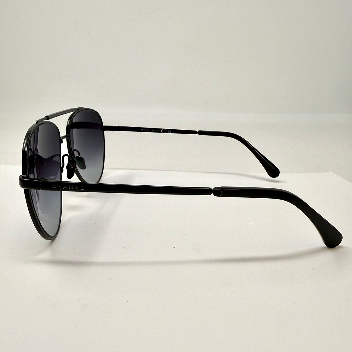 Chanel Oversized Tinted Aviator Sunglasses