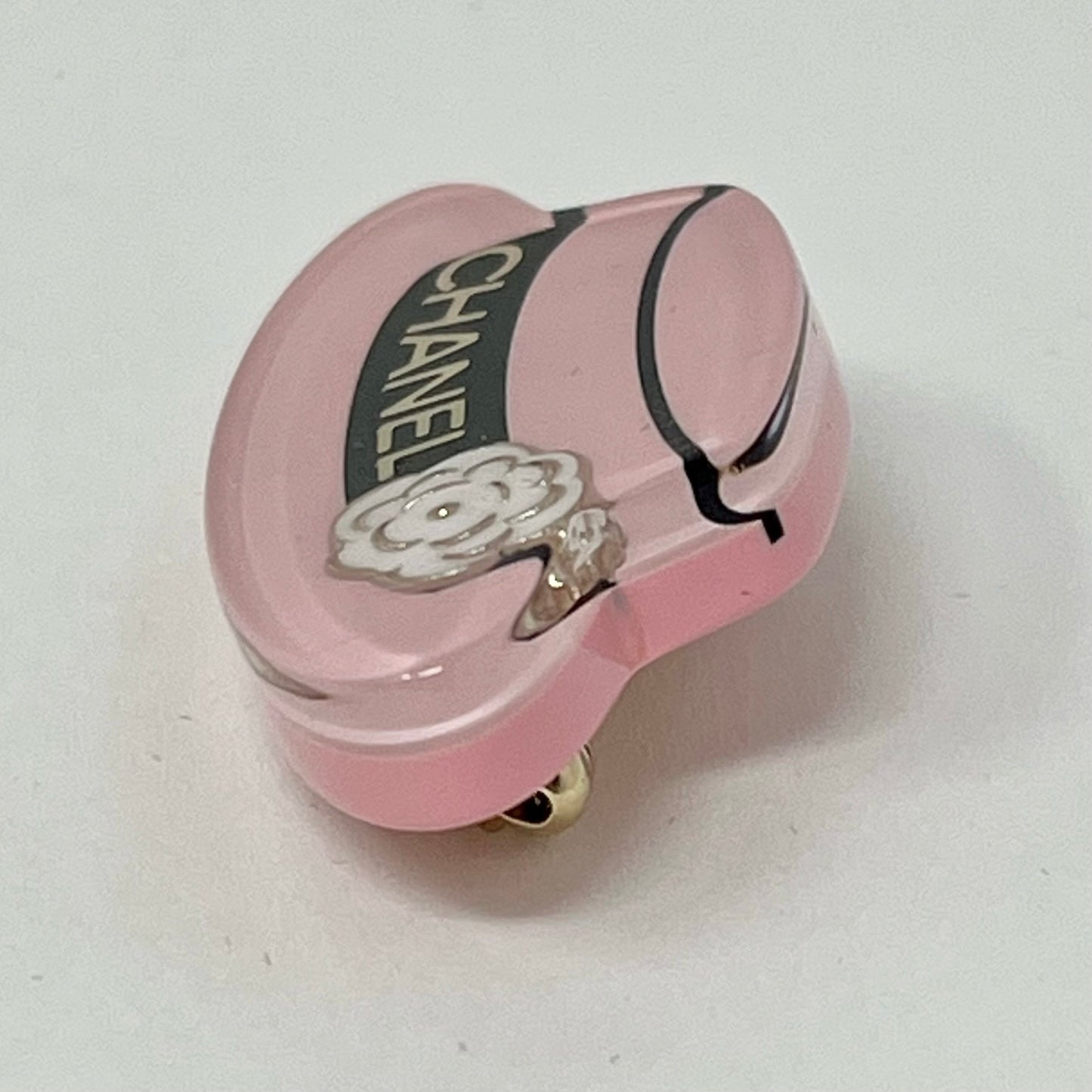Chanel Resin Manga Hat Brooch Pin