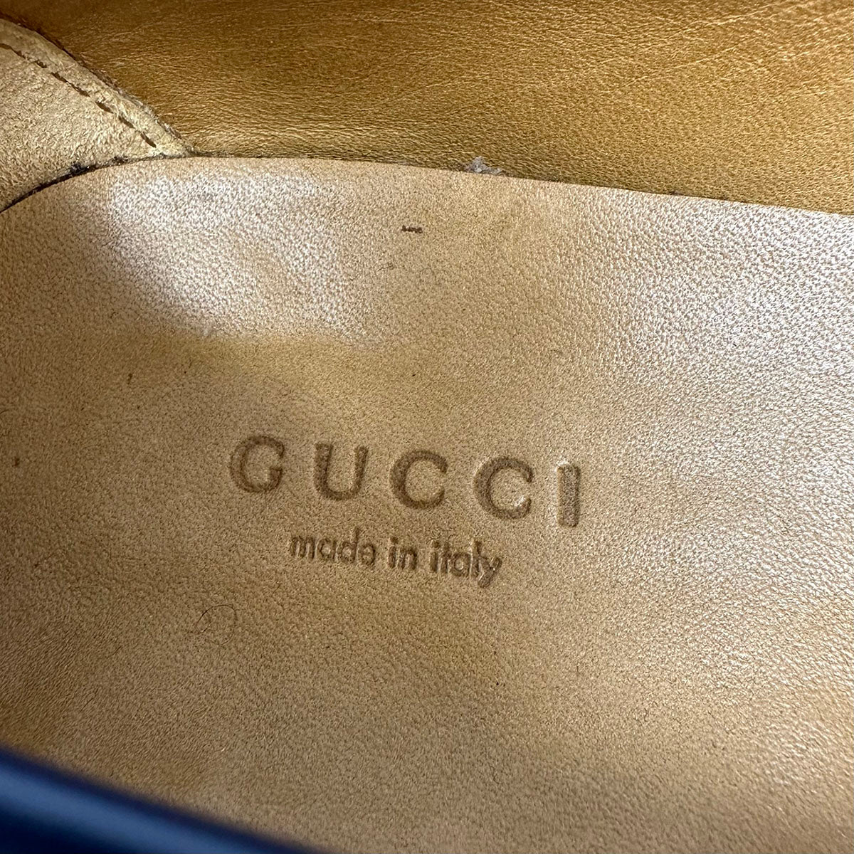 New Gucci Leather Dress Loafers