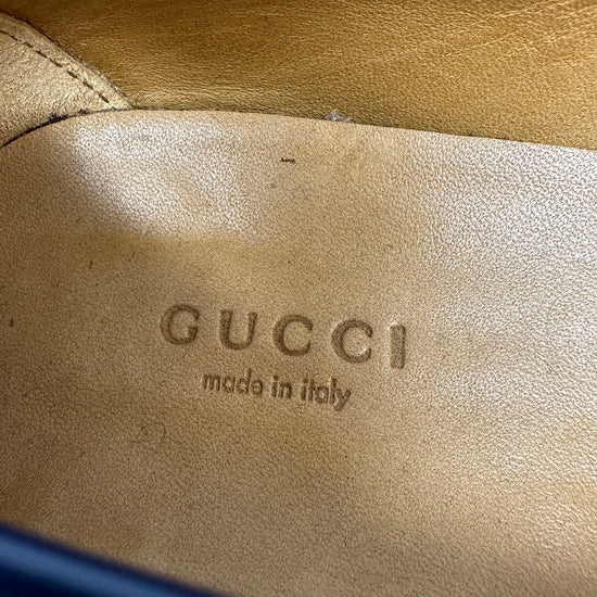 New Gucci Leather Dress Loafers