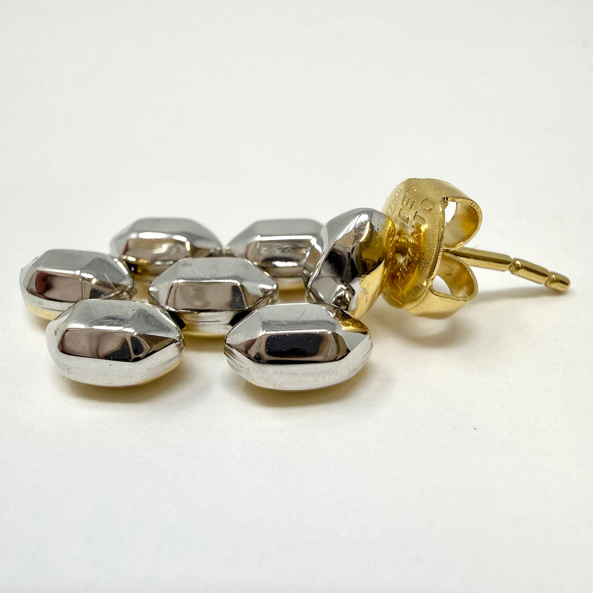Chimento Vintage 18K White/Yellow Gold Chandelier Earrings