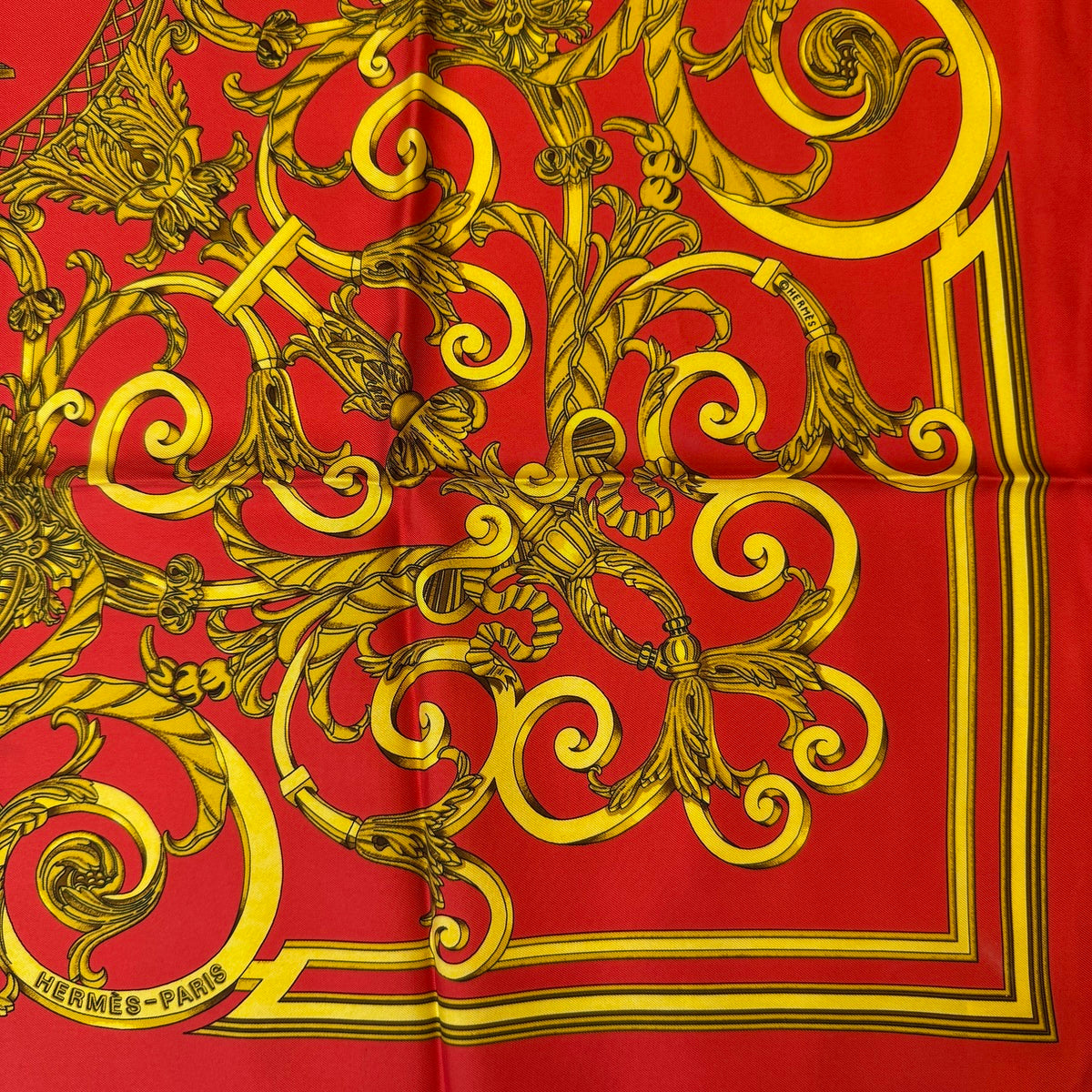 Hermes "Les Tuileries" Silk Scarf