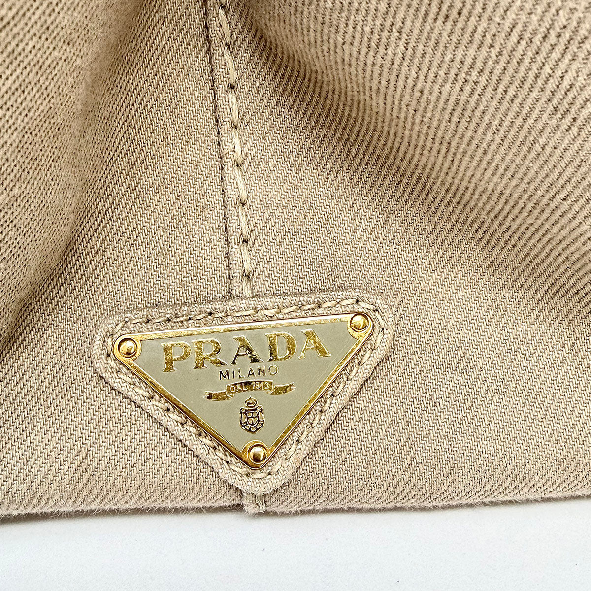 Prada Canvas Canapa Tote