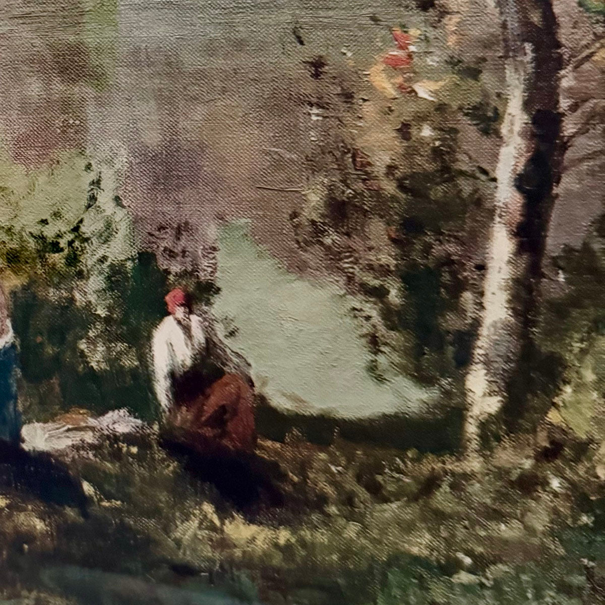 "Morning on Thames" Signed Print 1946