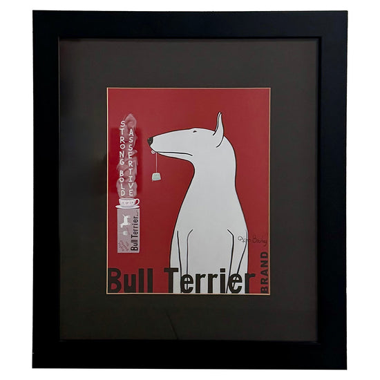 "Bull Terrier Tea Brand" Signed