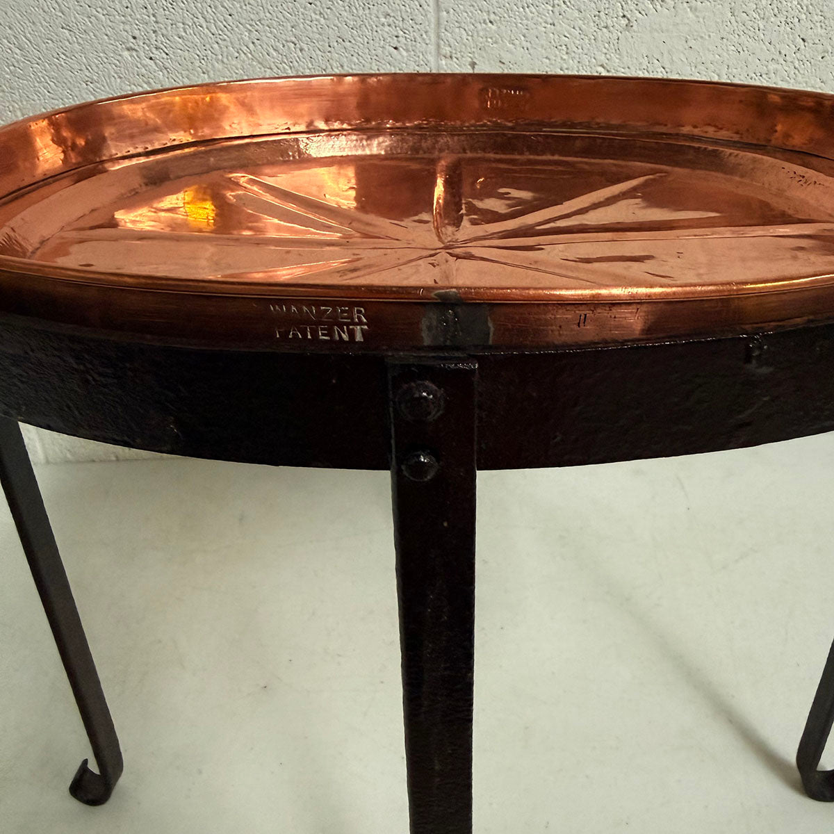 Copper Meat Tray with Stand