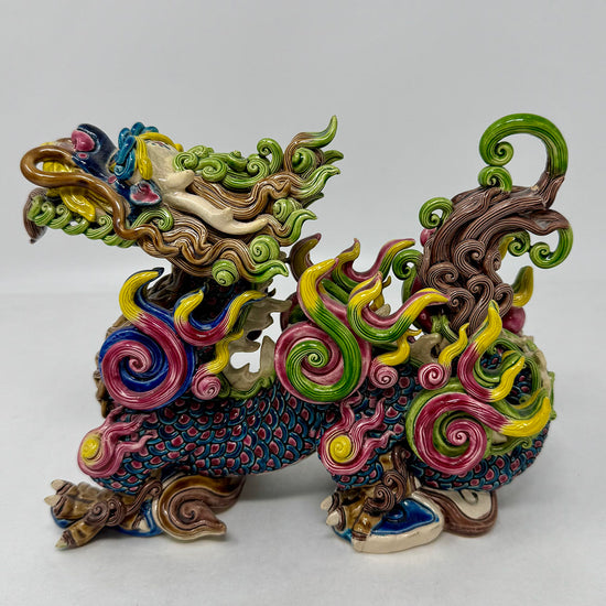 Cochin Ware Dragon Figurine