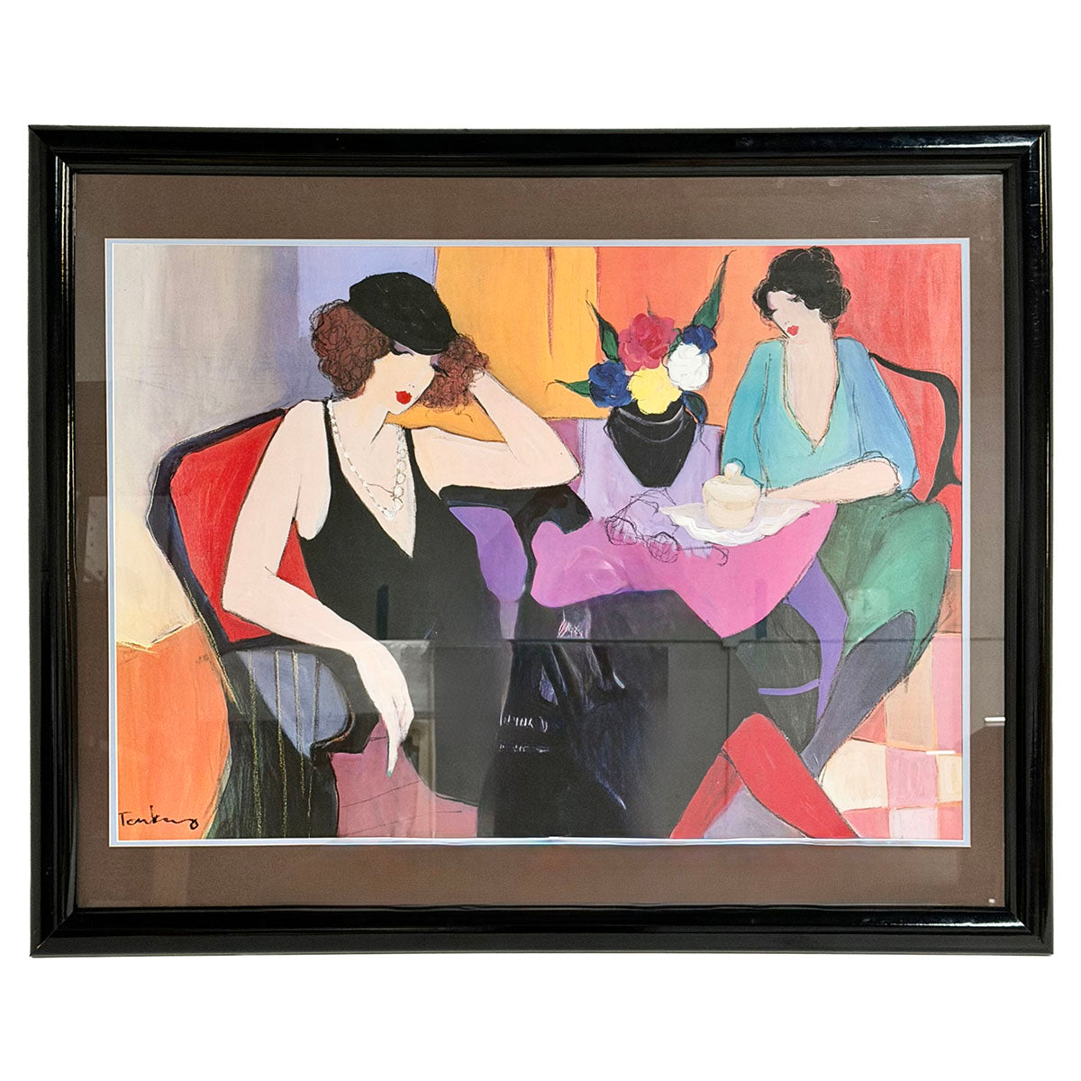 Signed Print, "Maria and Suzie" Framed