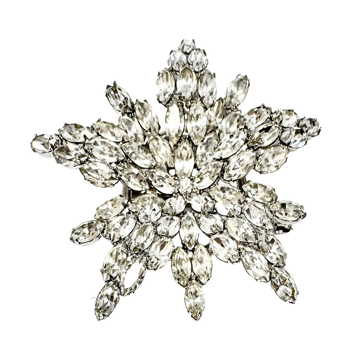 Weiss Crystal Star Brooch Pin