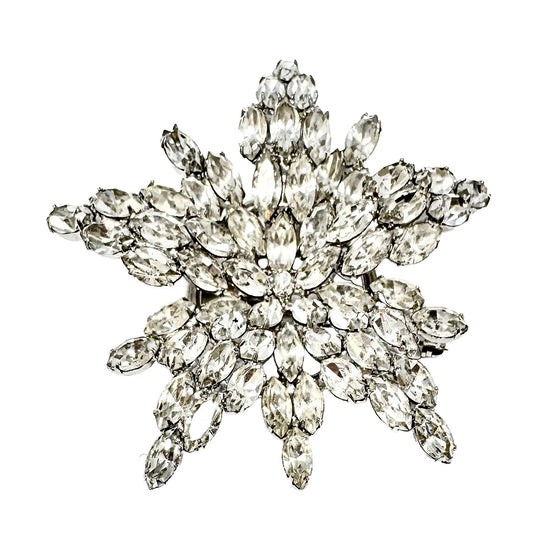 Weiss Crystal Star Brooch Pin