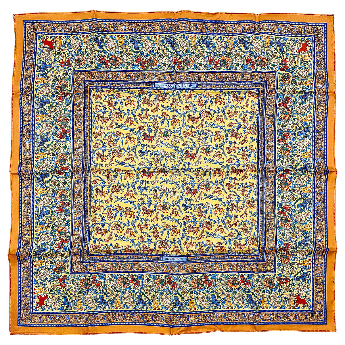 Hermes "Chasse en Inde" Scarf