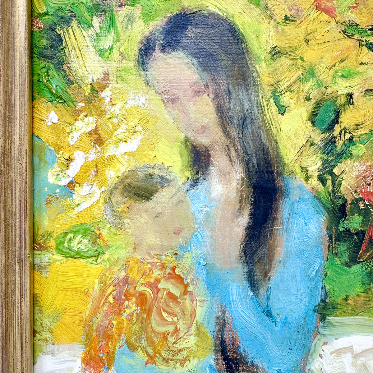 "Mere et Enfant" Painting Le Pho