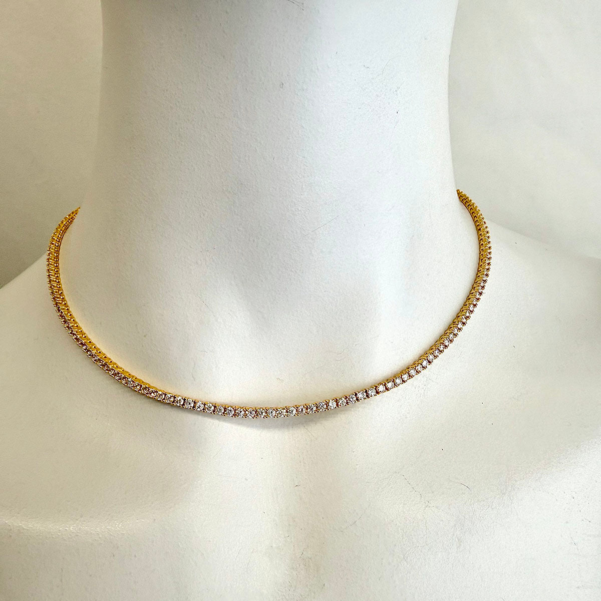 Choe Lab Grown Diamond Tennis Necklace