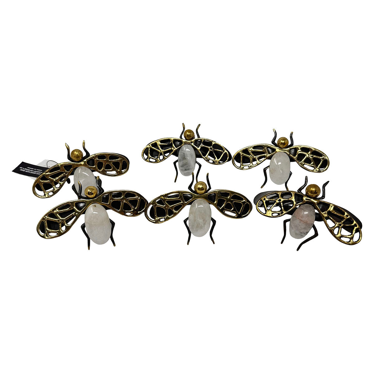 Set of 6 Kim Seybert Fly Away Napkin Ring