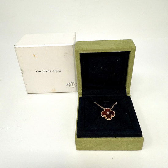 Van Cleef & Arpels Limited Edition Bull's Eye 18K Rose Gold Alhambra Necklace