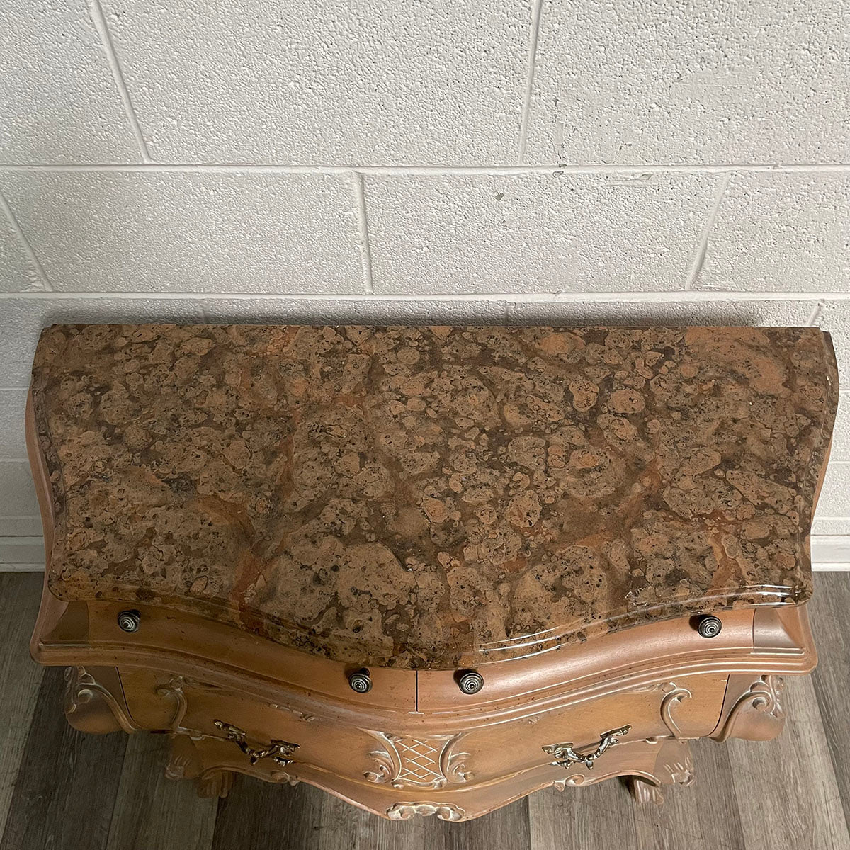 Two-Drawer Chest with Marble Top