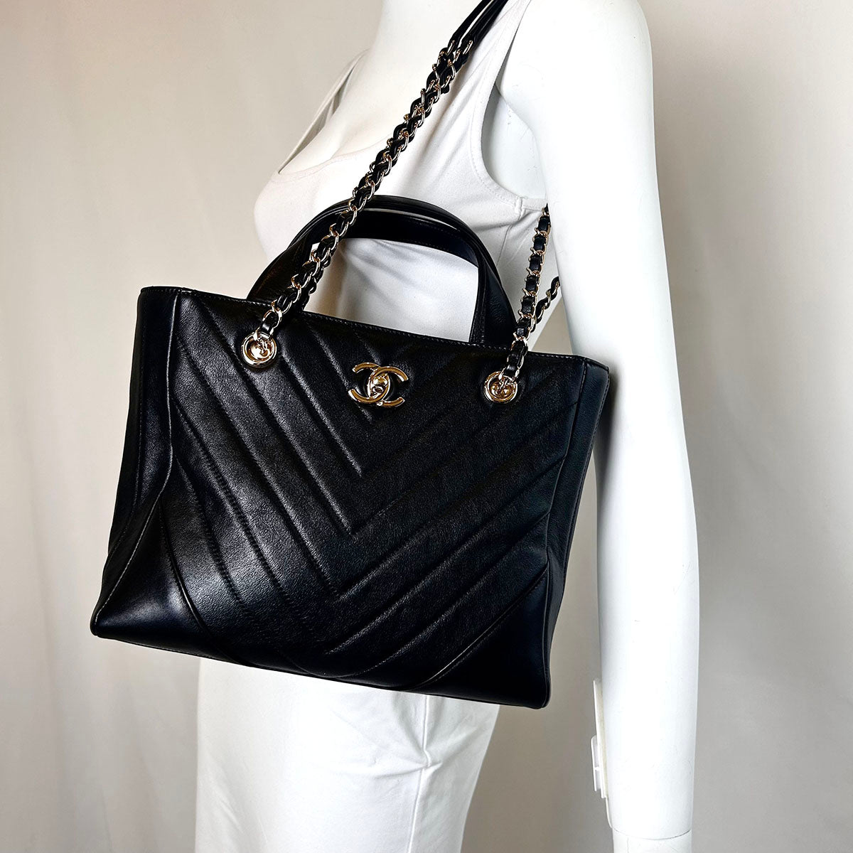 Chanel Chevron Tote