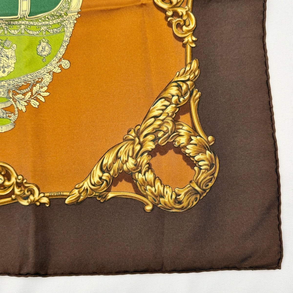 Hermes "Carrosses d'Or"  Scarf