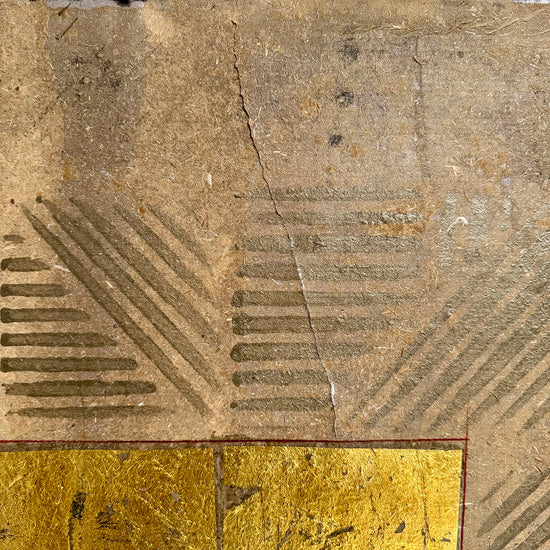 "Abstract Hand Crafted Paper Work" Signed